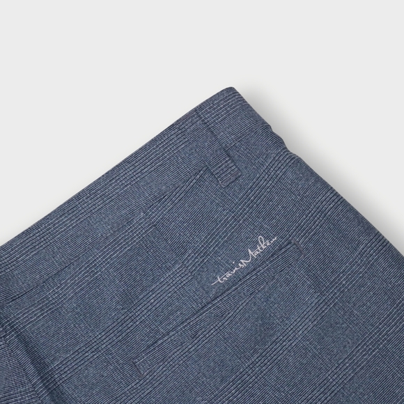 Travis Mathew Grommet Men's Textured PinStripe Blue Golf Shorts Size 36 NEW NWT - Picture 7 of 8